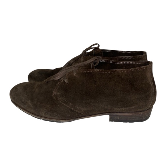 Billy Reid Dark Brown Suede Chukka Boots